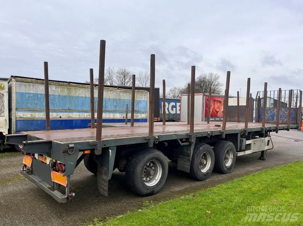 Floor FLO-12-28H Semi-trailer med lad/flatbed