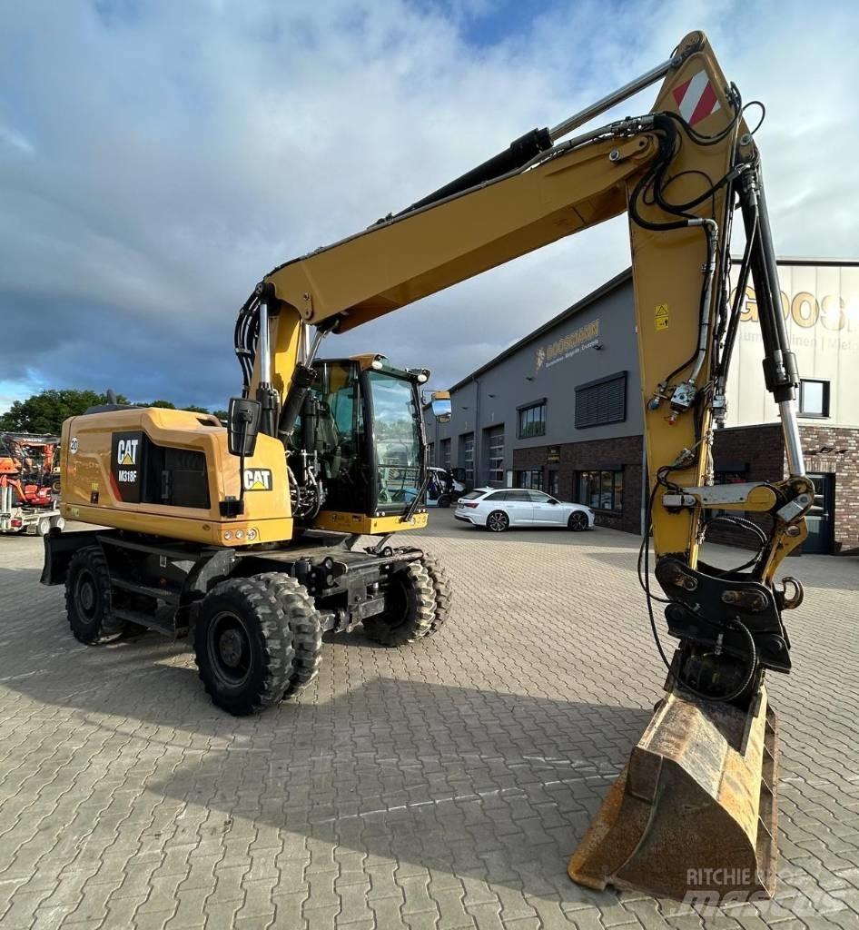 CAT M 318 F Gravemaskiner på hjul
