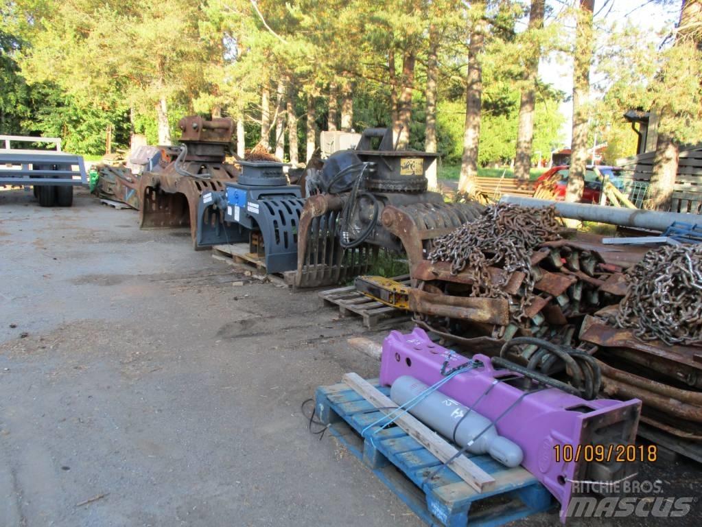 Hammer iskuvasarat Hydraulik / Trykluft hammere