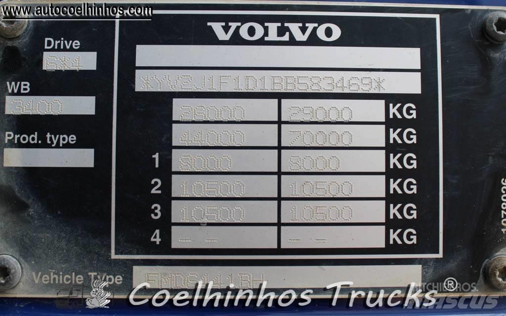 Volvo FMX 410  6x4 Lastbiler med tip