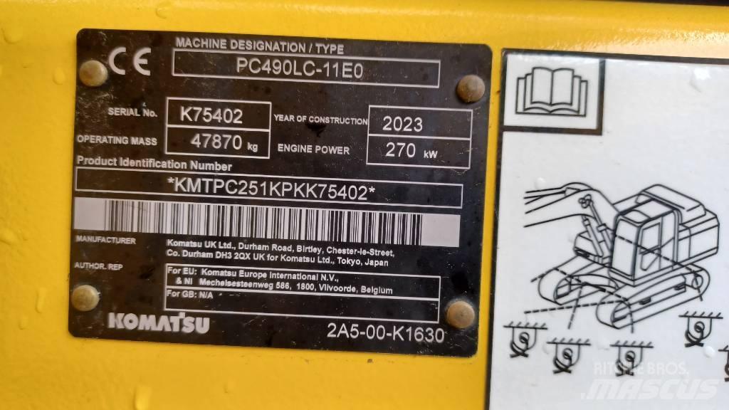 Komatsu PC 490 LC-11 Gravemaskiner på larvebånd