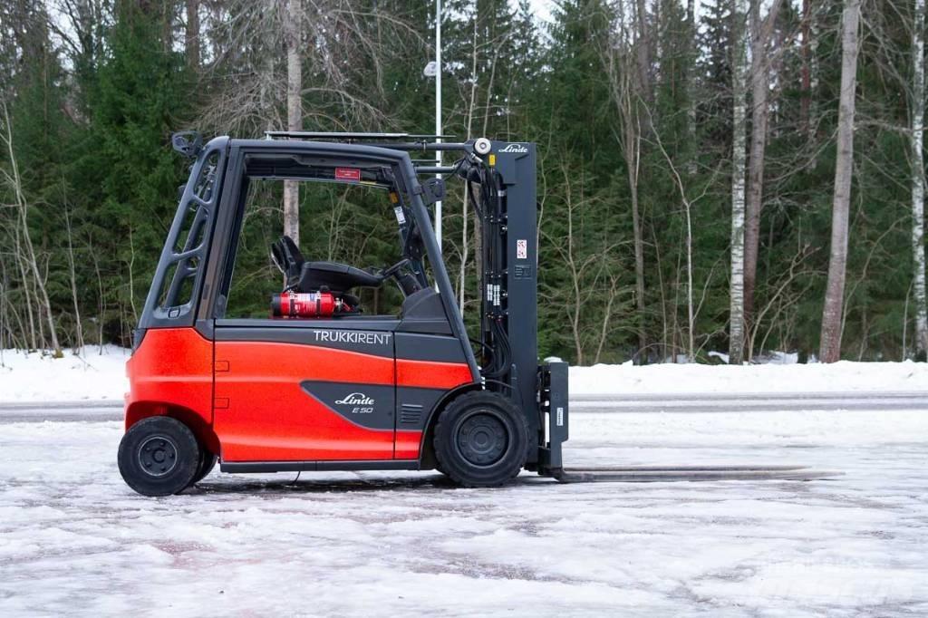 Linde E 50 El gaffeltrucks