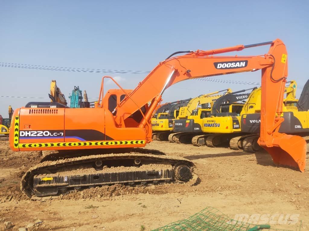 Doosan DH220LC-7 Gravemaskiner på larvebånd