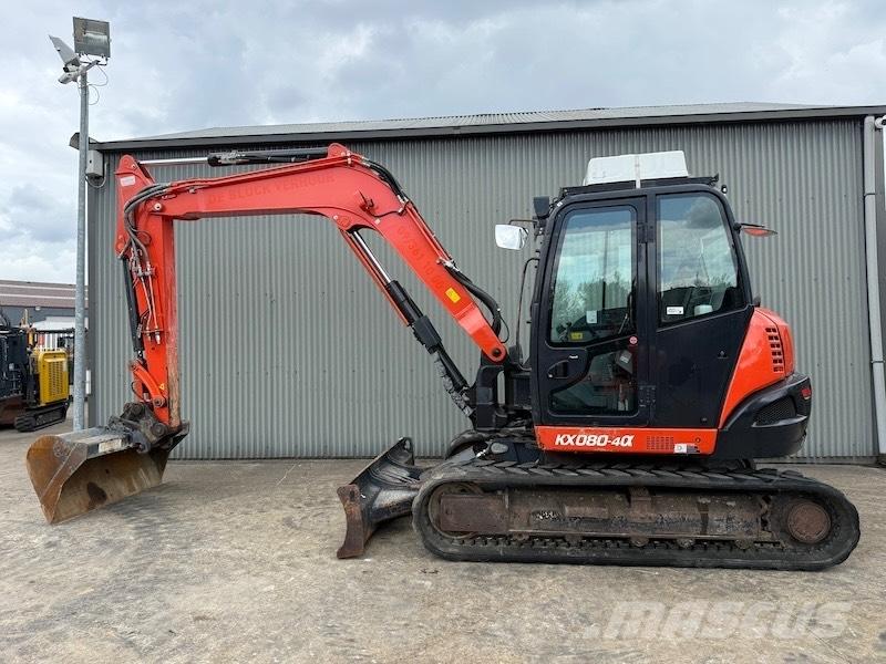 Kubota KX 080-4 Midi-gravemaskiner 7t - 12t