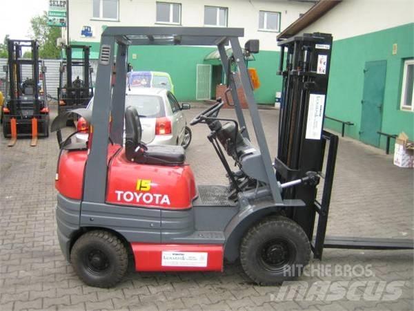 Toyota 6FG15 LPG gaffeltrucks