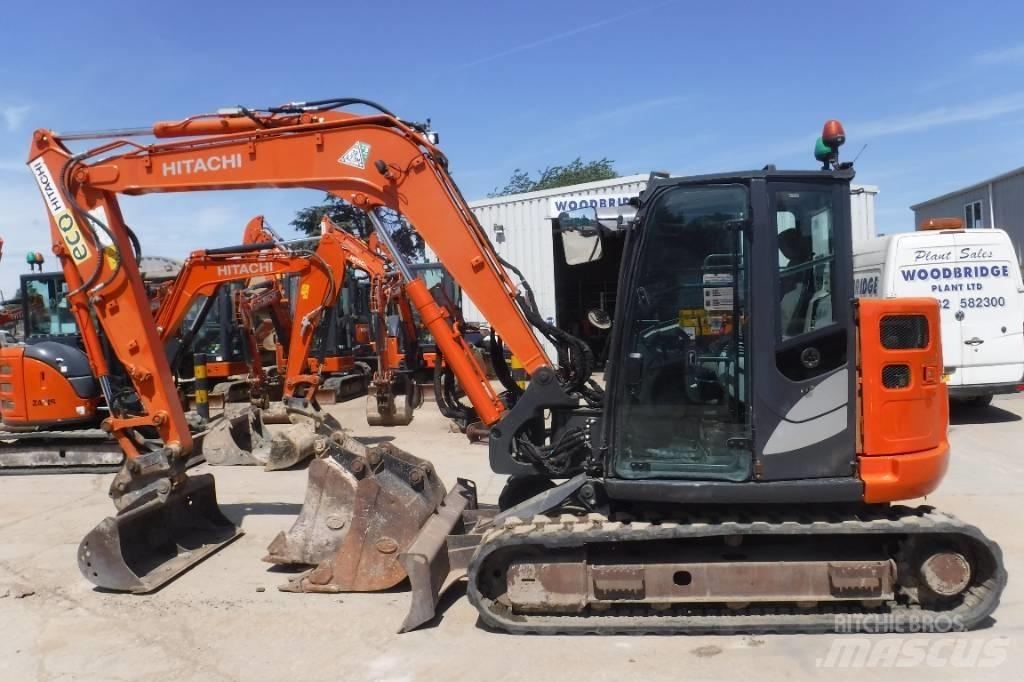 Hitachi ZX 85 US B-6 Midi-gravemaskiner 7t - 12t