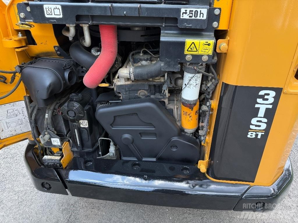 JCB 3 TS-8T Minilæsser - skridstyret