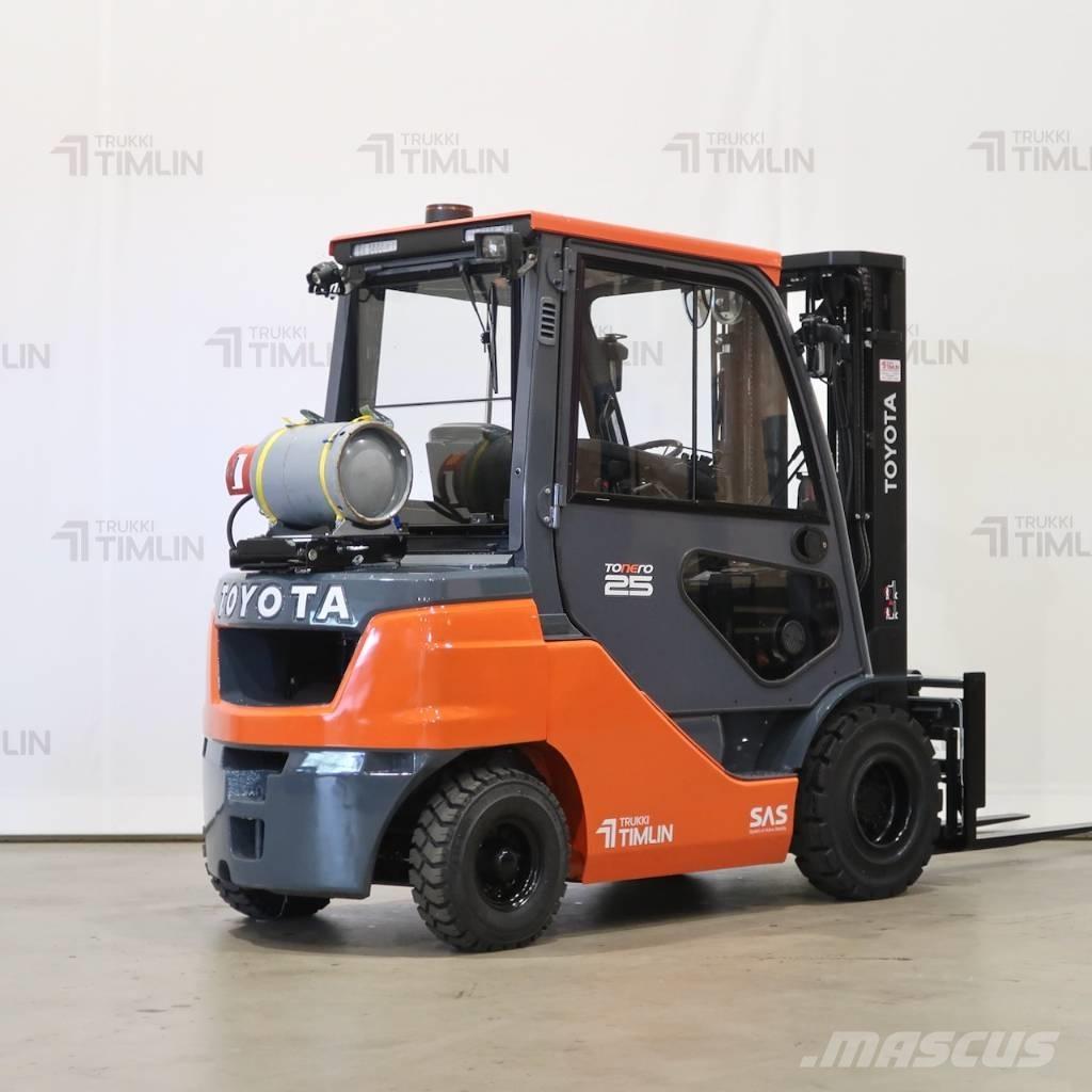 Toyota 02-8FGF25 LPG gaffeltrucks
