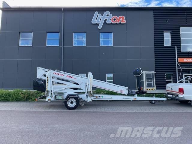 Dino 260 XTD Skylift Trailermonterede lifte