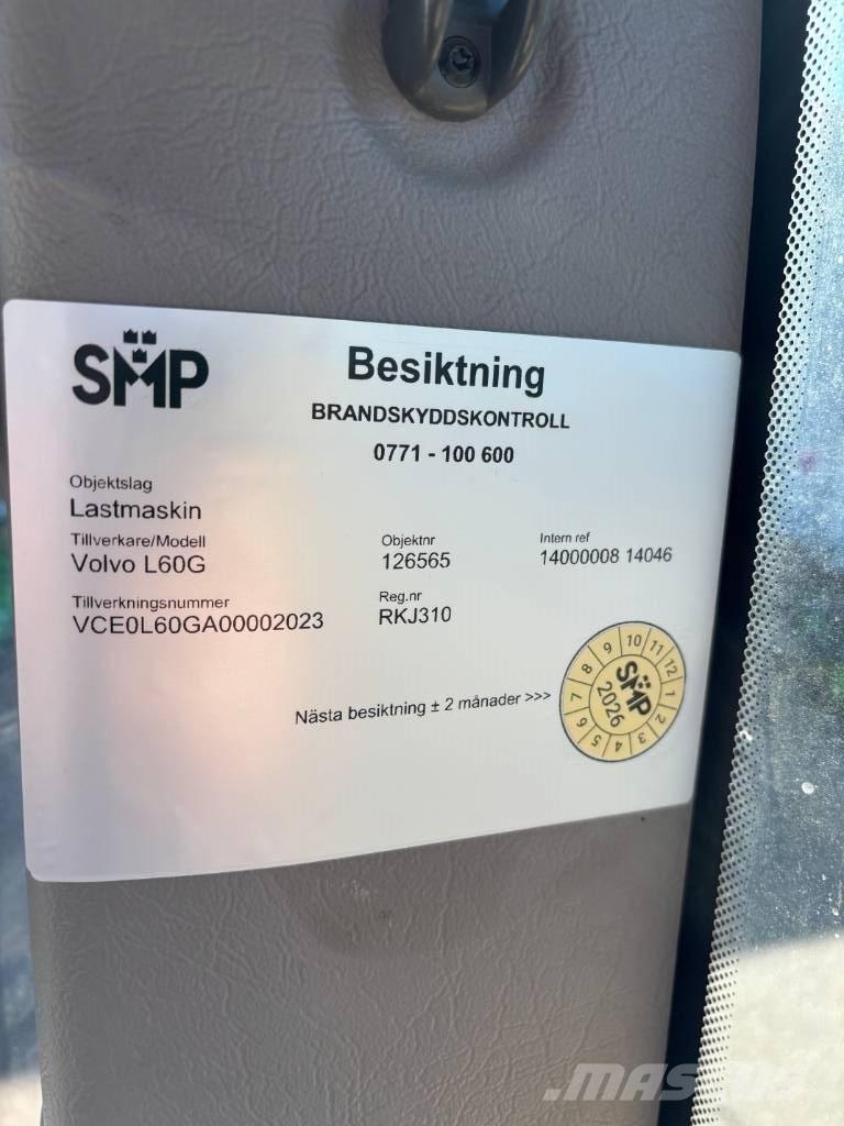 Volvo L 60 G Læssemaskiner på hjul