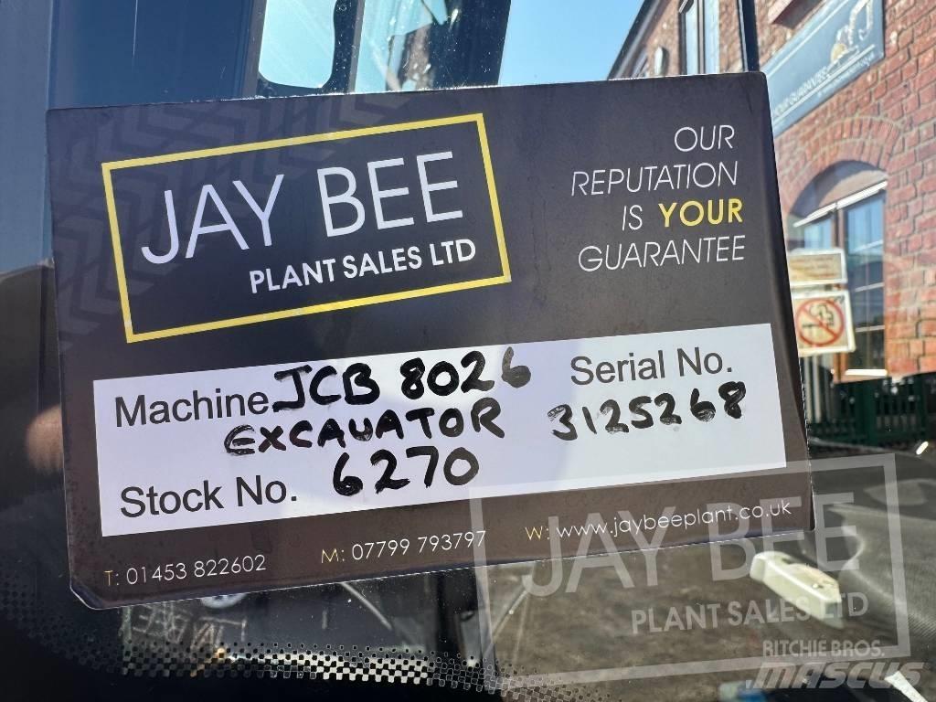 JCB 8026 CTS Minigravemaskiner