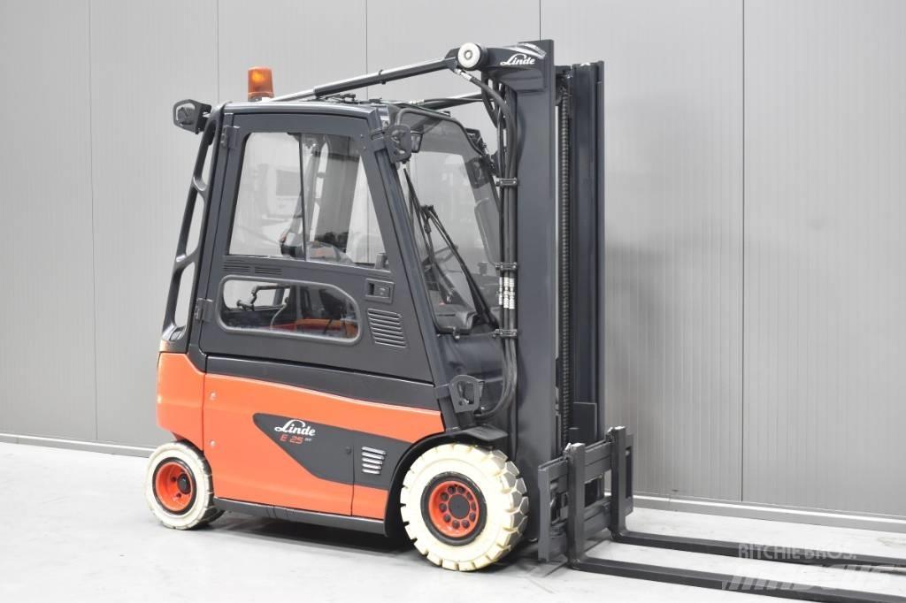 Linde E 25 El gaffeltrucks