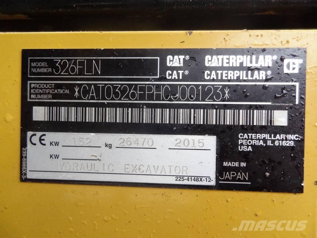 CAT 326 F Gravemaskiner på larvebånd