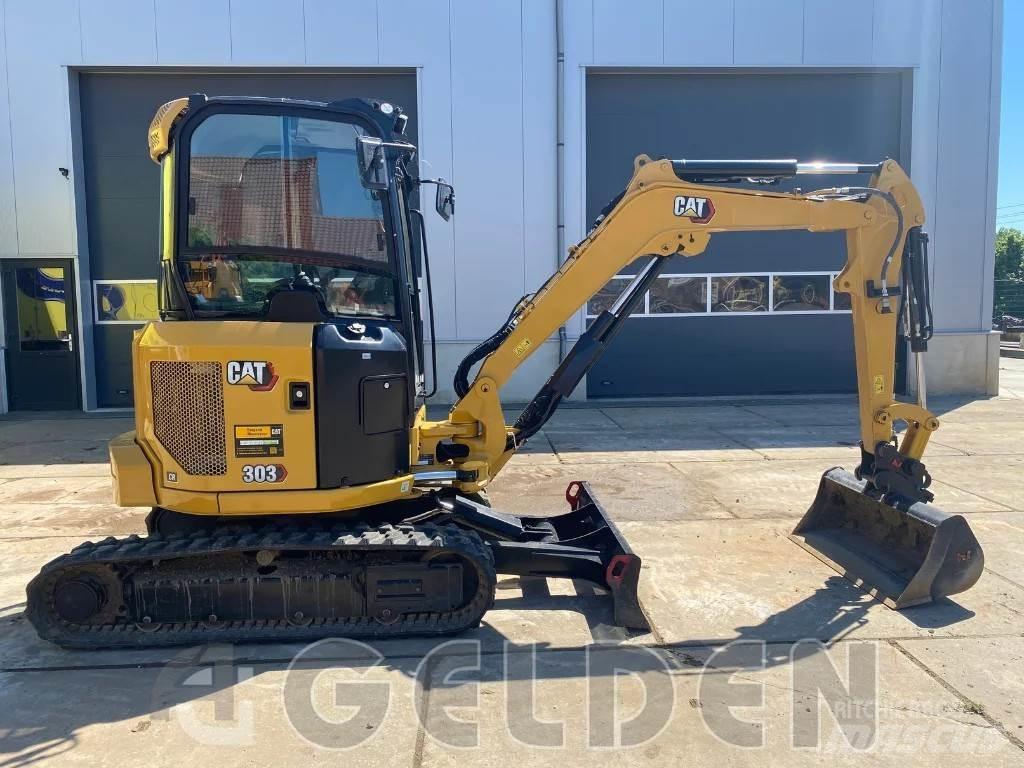 CAT 303 - 3 Buckets Minigravemaskiner