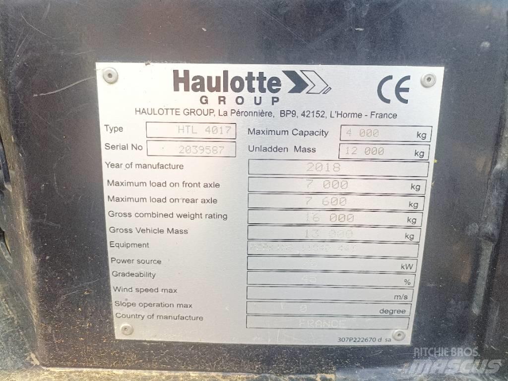 Haulotte HTL4017 Teleskoplæssere
