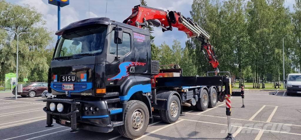 Sisu E18 630 Lastbil med kran