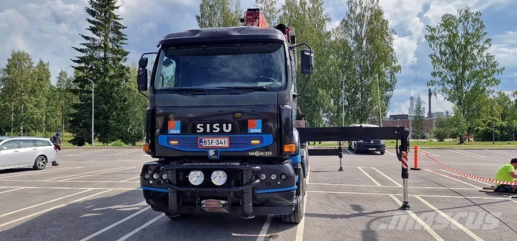 Sisu E18 630 Lastbil med kran