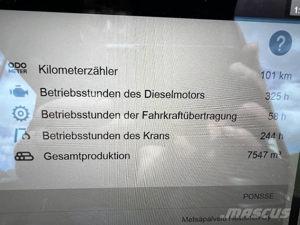 Ponsse Ergo 8W Skovningsmaskiner