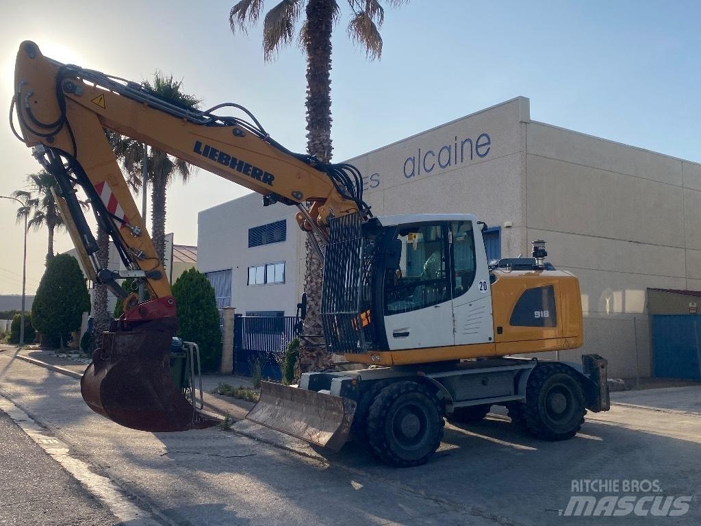 Liebherr A918 Gravemaskiner på hjul