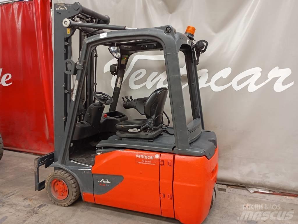 Linde E 16 El gaffeltrucks