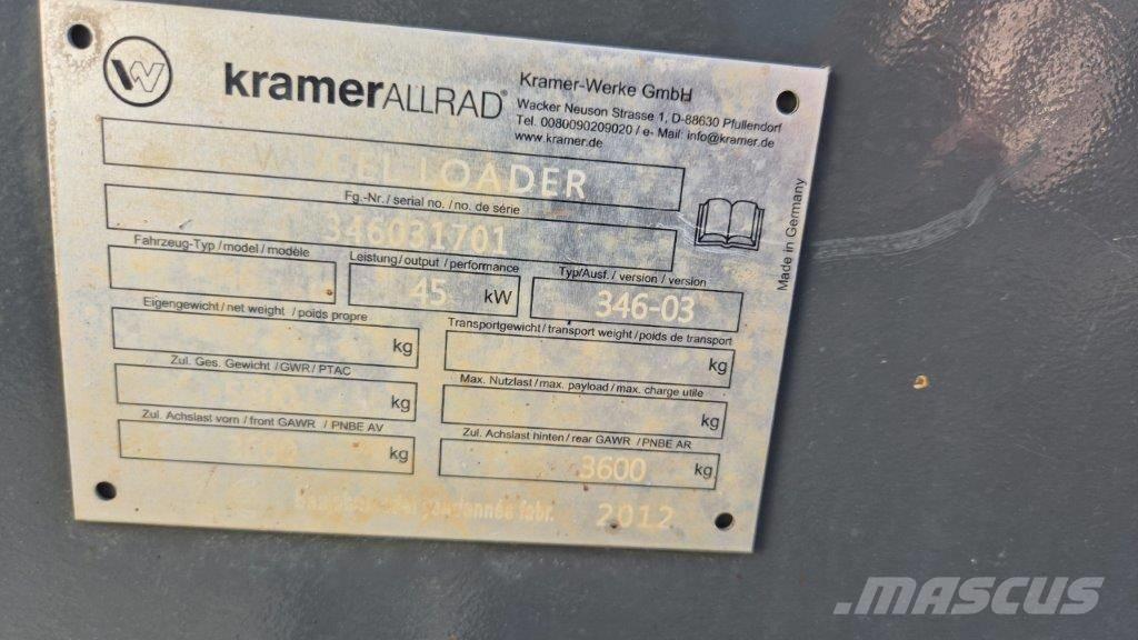Kramer 750 Læssemaskiner på hjul