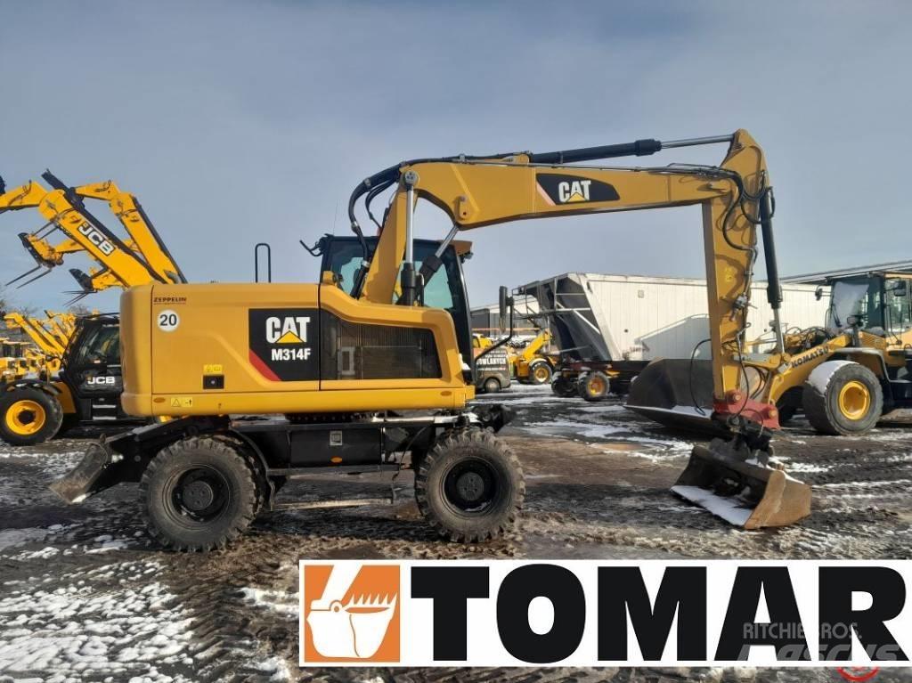CAT M 314 F Gravemaskiner på hjul