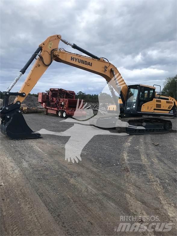 Hyundai HX330L Gravemaskiner på larvebånd