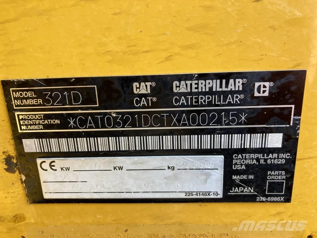 CAT 321 D Gravemaskiner på larvebånd