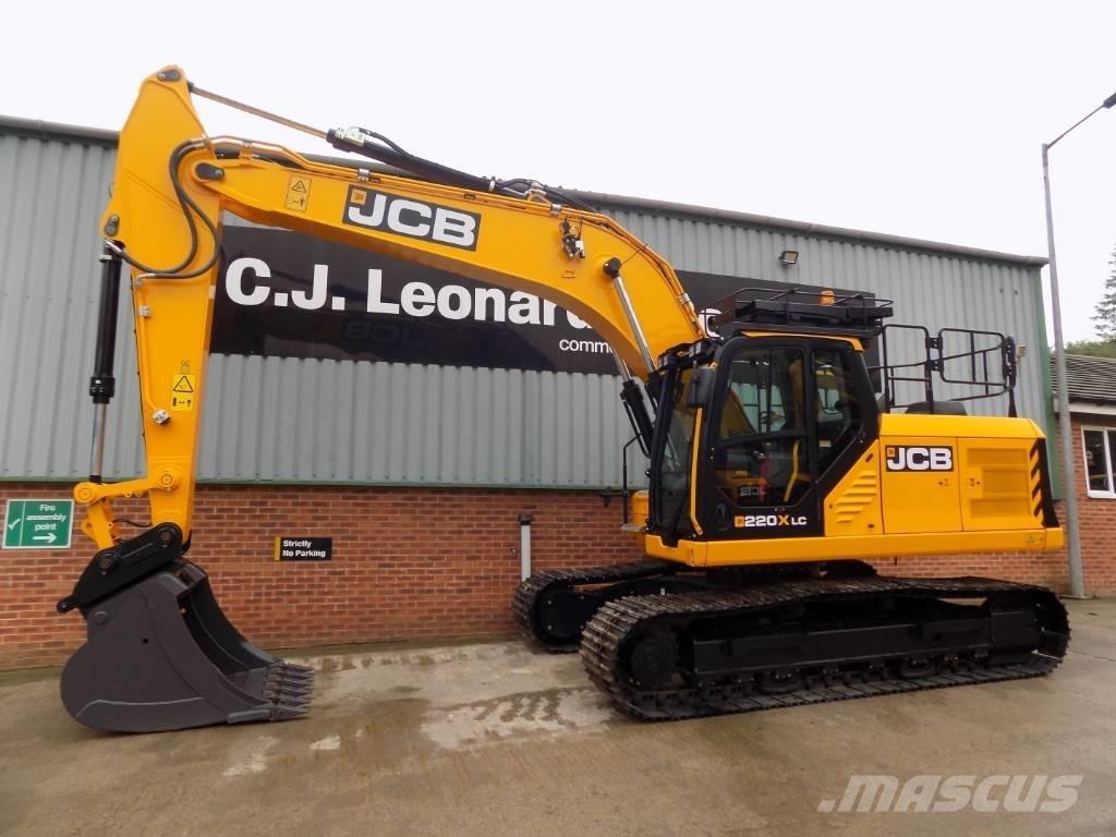 JCB 220X LC Gravemaskiner på larvebånd