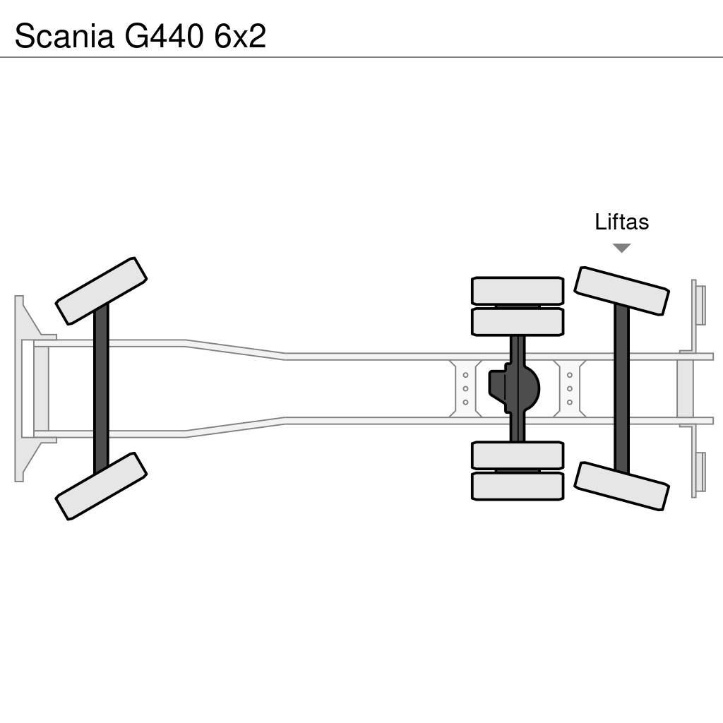 Scania G440 6x2 Skip loader