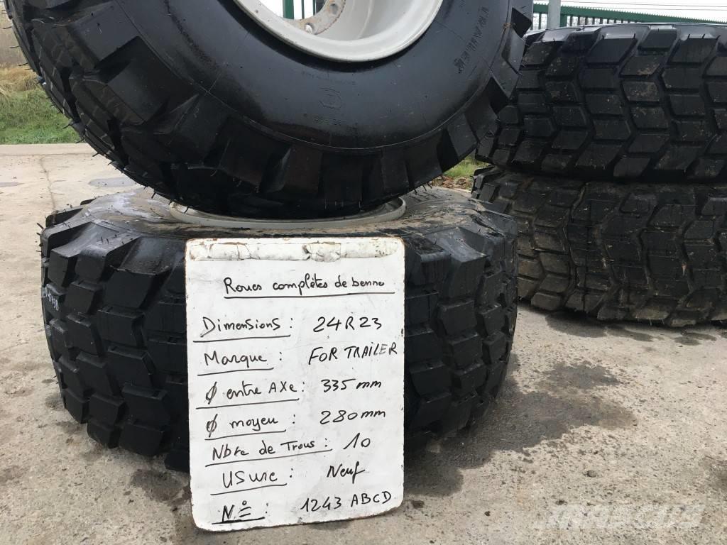  FOR TRAILER 24R23 Hjul, Dæk og Fælge
