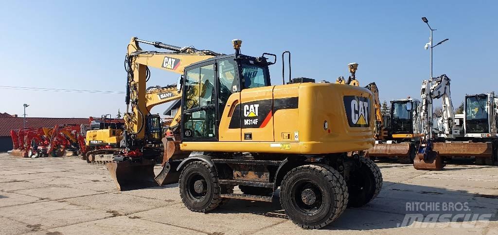 CAT M314 F Gravemaskiner på hjul
