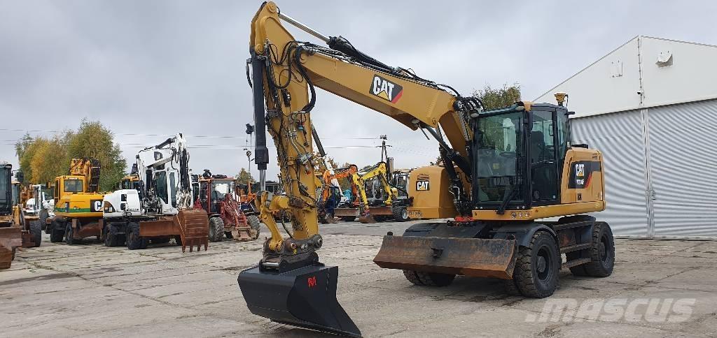 CAT M314 F Gravemaskiner på hjul