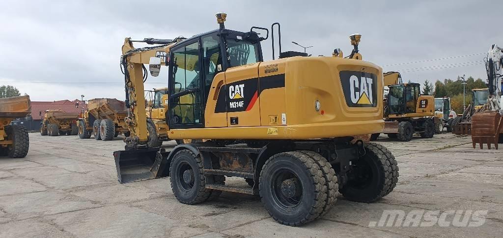 CAT M314 F Gravemaskiner på hjul