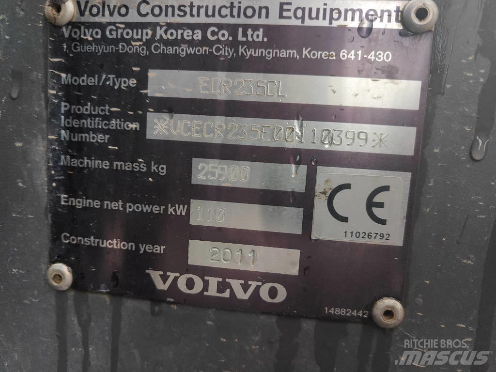 Volvo ECR 235 C L Gravemaskiner på larvebånd