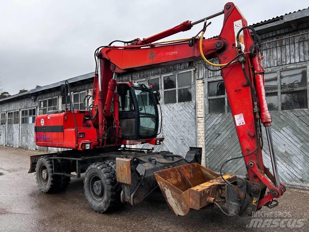 JCB JS 130 W Gravemaskiner på hjul