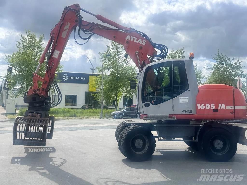 Atlas 1605 M Gravemaskiner på hjul