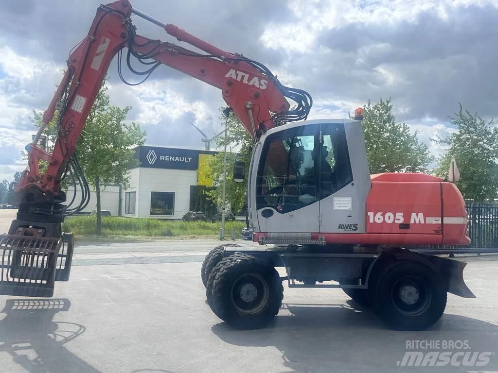 Atlas 1605 M Gravemaskiner på hjul