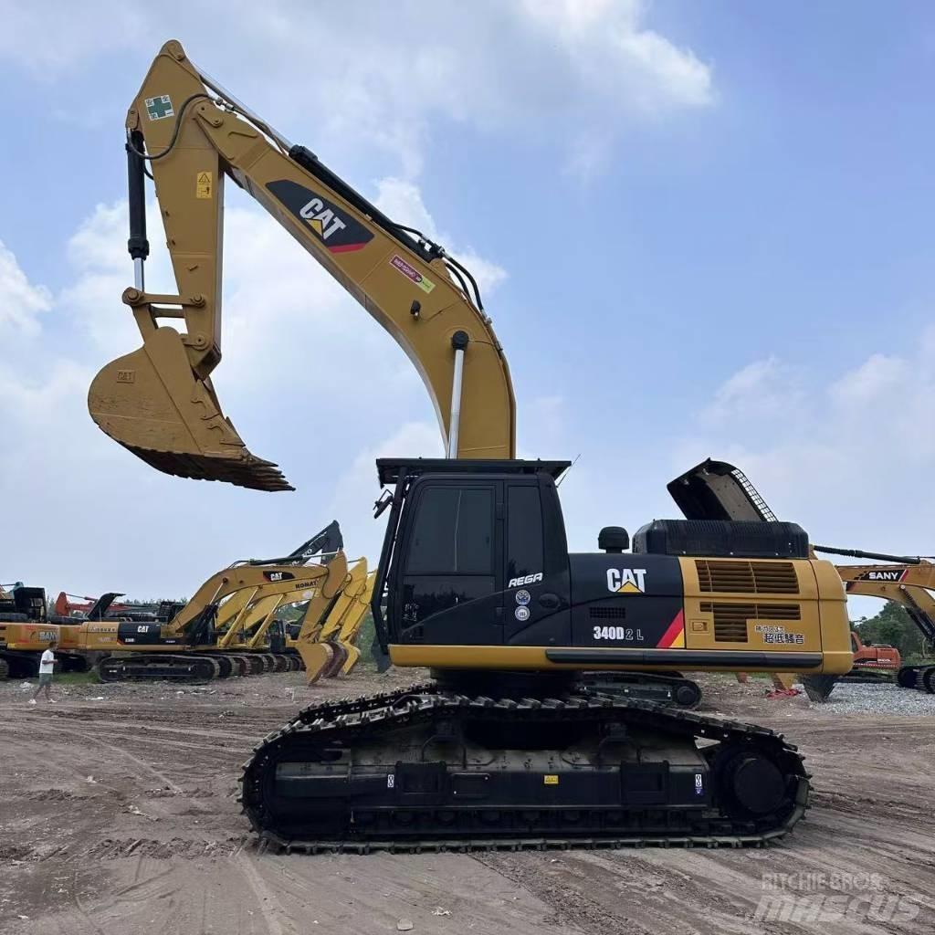 CAT 340D2 Gravemaskiner på larvebånd
