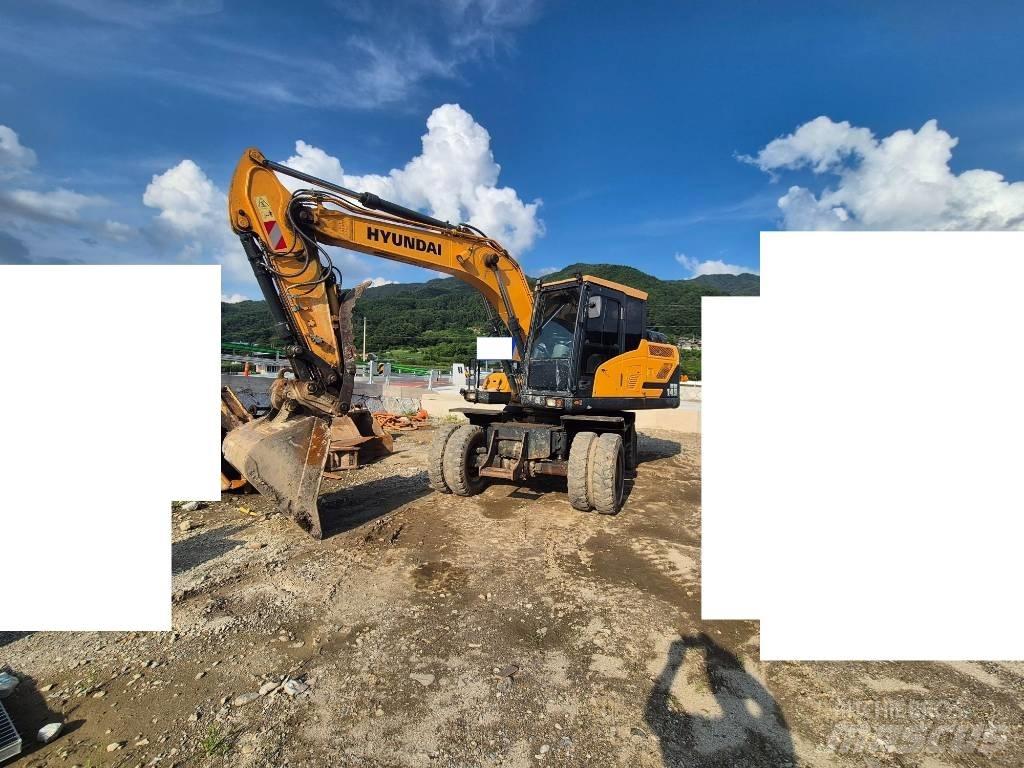 Hyundai HW 145 Gravemaskiner på hjul