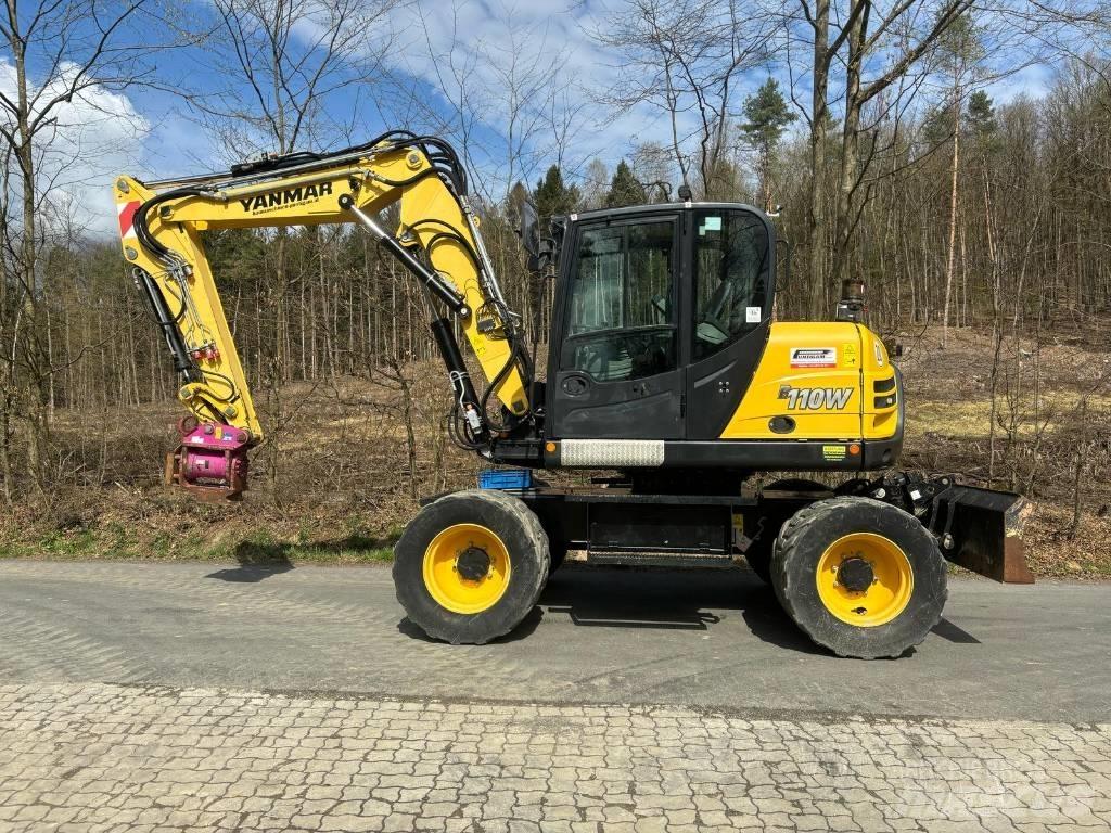Yanmar B 110 W Gravemaskiner på hjul