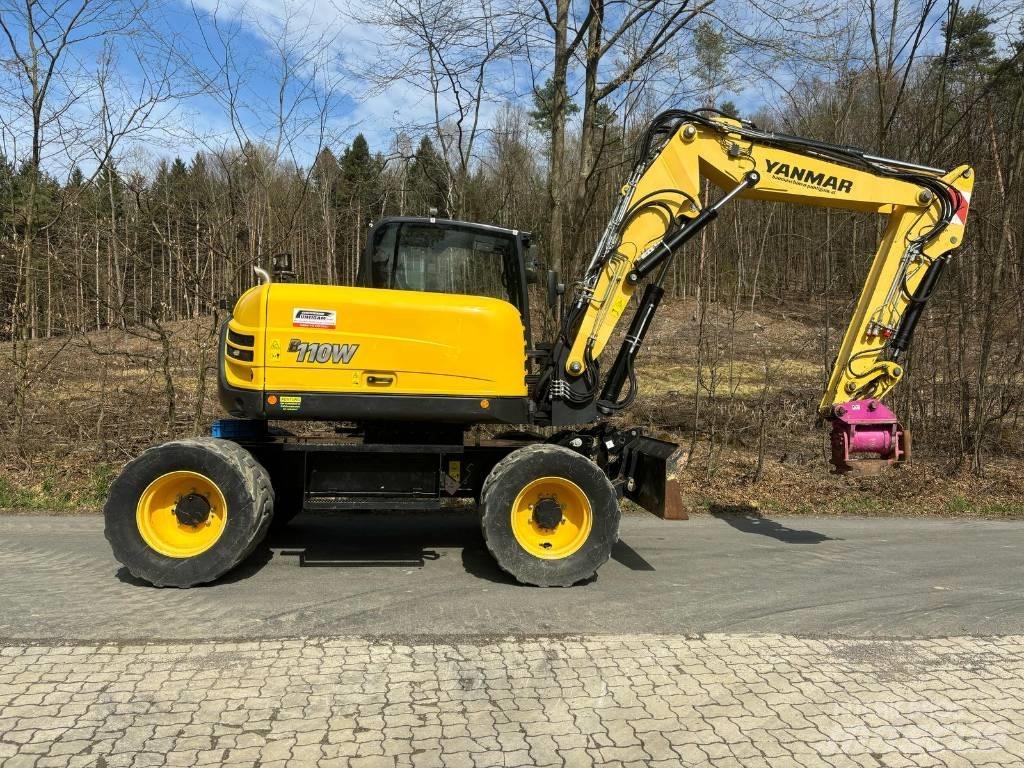 Yanmar B 110 W Gravemaskiner på hjul