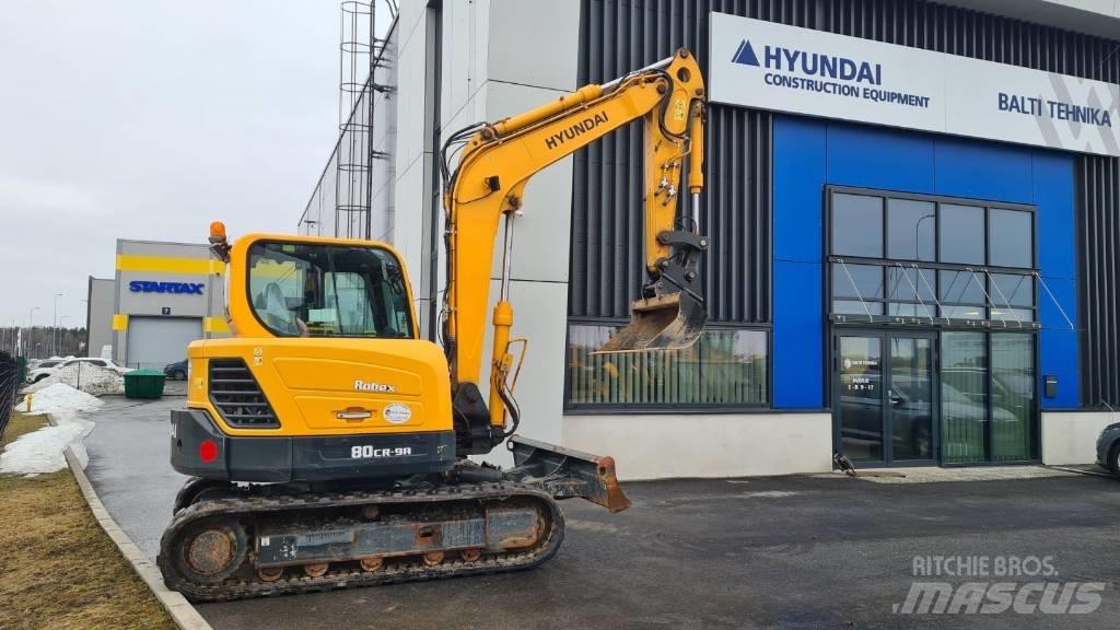 Hyundai R80CR-9A Midi-gravemaskiner 7t - 12t