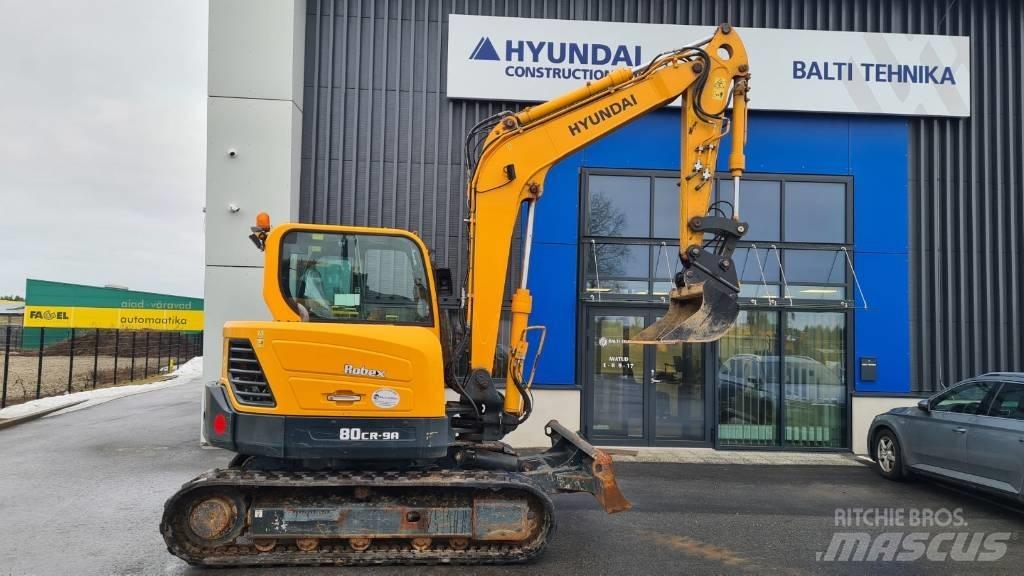 Hyundai R80CR-9A Midi-gravemaskiner 7t - 12t