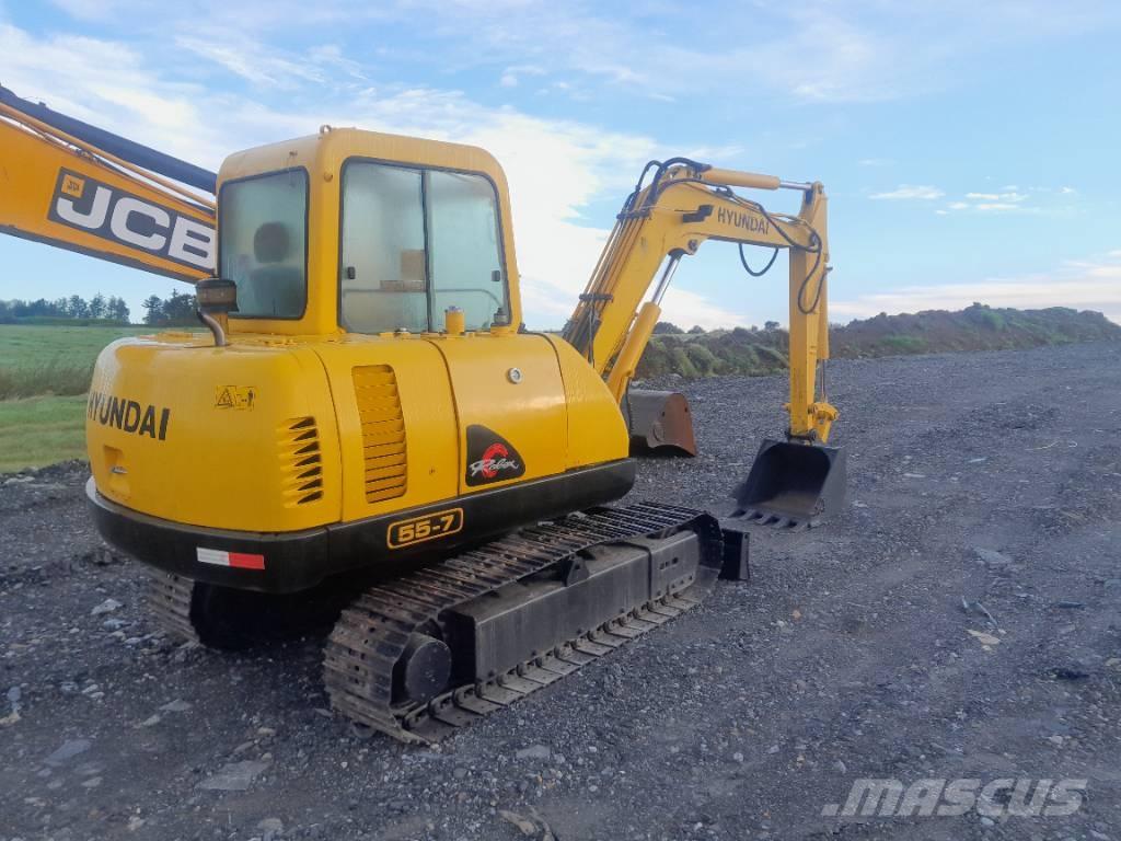 Hyundai R55-7 Gravemaskiner på larvebånd