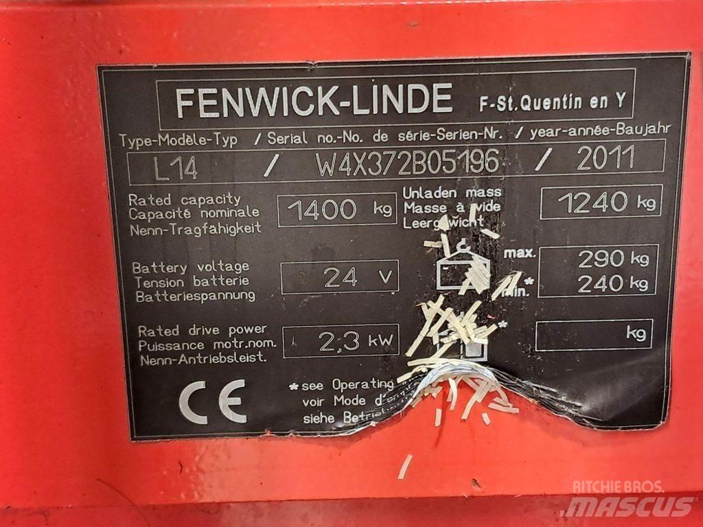 Linde L14 Gaffelstabler med gående fører