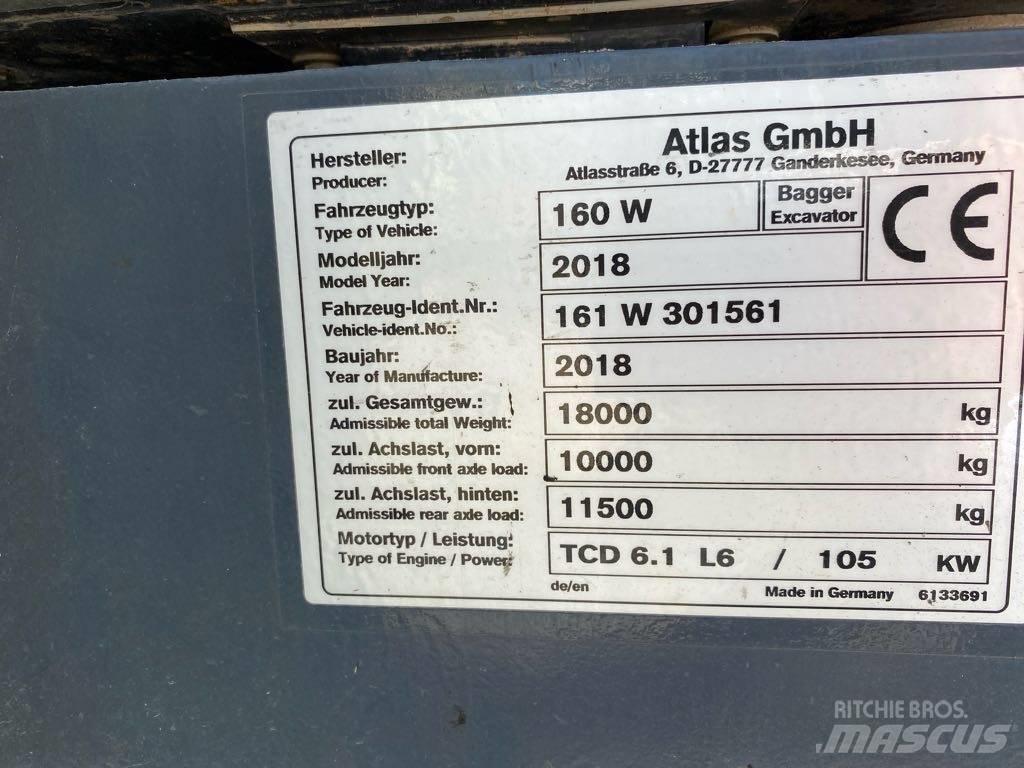  Altas 160 W Gravemaskiner på hjul