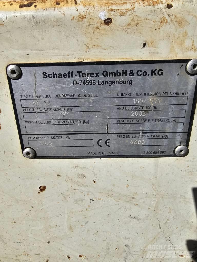 Terex HR 18 Minigravemaskiner