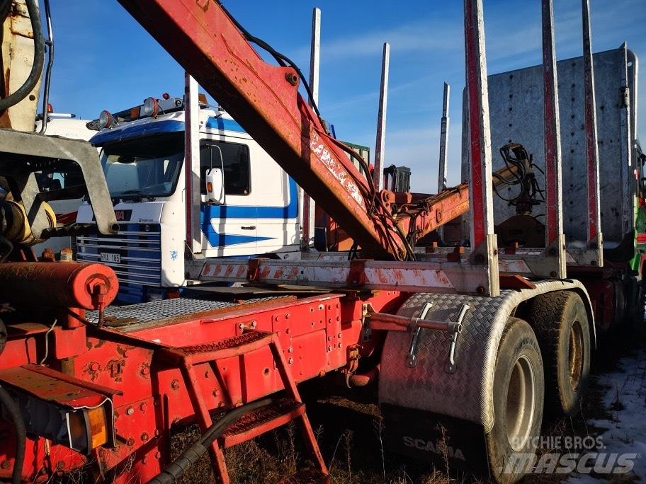 Scania 124 Lastbil med kran