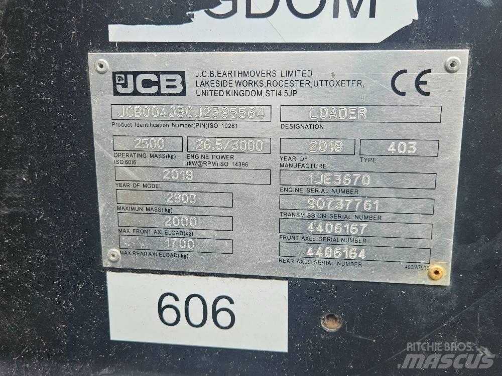 JCB 403 Minilæsser - knækstyret